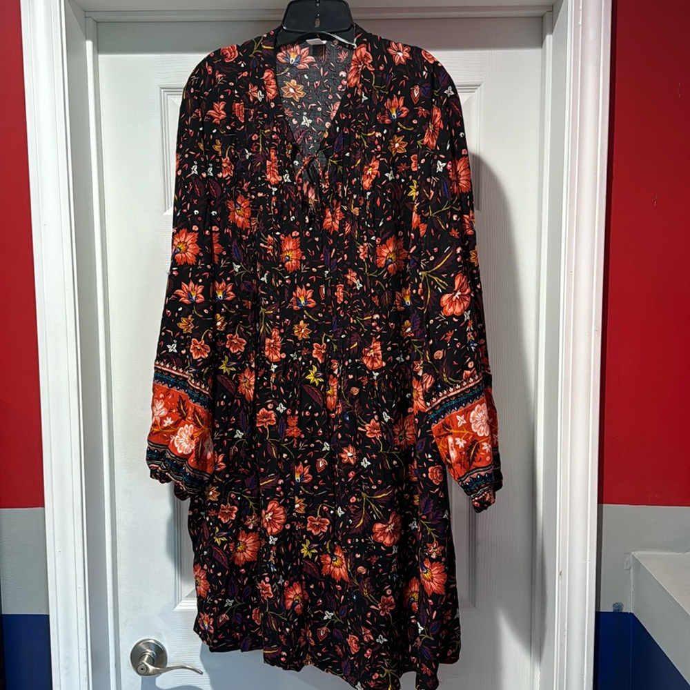 Printed tunic dress